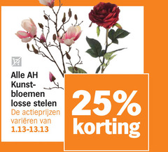  25 kunst bloemen stelen varieeren 
