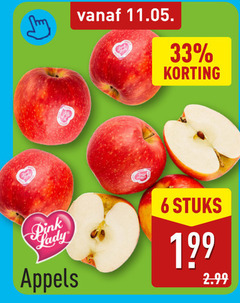  6 33 pink lady appels stuks 