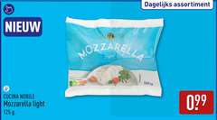 mozzarella cucina nobile light dagelijks assortiment nutri score 