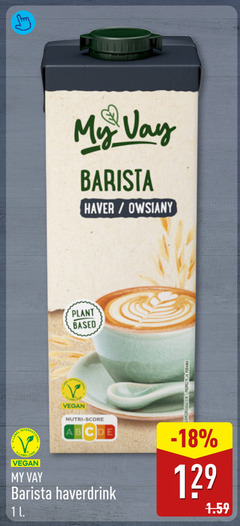  1 my barista haver plant based label international nutri score haverdrink l 