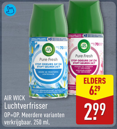  24 250 air wick formule neutraliseert ge fresh stop odeurs stopt geuren 7 printemps lentedauw recharge automatique navulling automatische spray luchtverfrisser meerdere ml neutralise fleurs orchidee kersenbloesem elders 