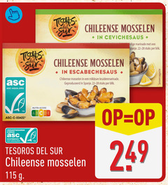  asc-aqua.org chileense mosselen escabechesaus kruidenmarinade spanje 22-28 stuks blik marinade kweek gecertificeerd aqua nutri score 