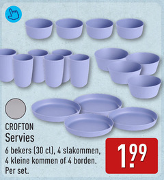  4 6 30 servies bekers kleine kommen borden 