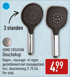  3 standen home creation douchekop regen massage- gecombineerd massagestand doucheslang stuk 