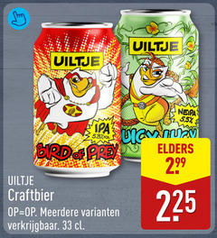  uiltje speciaalbieren 33 225 bird meerdere elders 