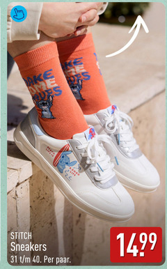  31 life beach good stitch sneakers paar des 