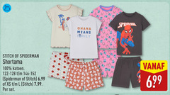  100 stitch spiderman shortama katoen l beach life means family 