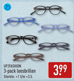  3 ge pack leesbrillen sterkte 1 
