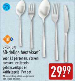  besteksets 12 18 60 bestekset personen vorken messen eetlepels gebaksvorkjes koffielepels jaar ouder 
