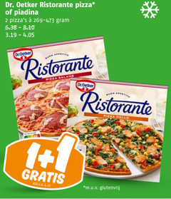  1 2 dr. oetker ristorante pizza piadina dr.oetker appetito salame dr pollo kilo v.a. m.u.v glutenvrij 