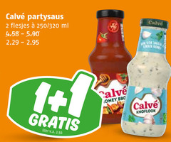  calve snacksaus 1 2 partysaus 250 320 ml liter v.a. bbc knoflook 