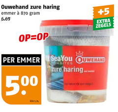 klik op dit plaatje voor een vergroting en voor vergelijkbare aanbiedingen gerelateerd aan
500 ouwehand zure haring emmer 5 zegels kilo sea you fish bites 500 ouwehand zure haring emmer 5 zegels kilo sea you fish bites