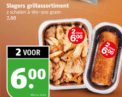  2 600 slagers grillassortiment schalen 180-300 kilo v.a. 
