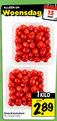  1 13 woensdag snacktomaten xl schaal kilo 