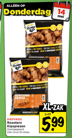 10 14 co frozen cooked your daily source protein ready to heat lifestyle enjoy gefrituurde kipspies diepvries kipspiezen voorgegaard zak circa stuks xl 5.99 