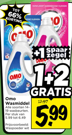  omo wasmiddel 1 2 10 19 verwijdert hardnekkige vlekken go it soorten wasbeurten stuk 5.99 waspoeder wit eur zegel 