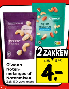  notenmelange gezouten noten melange ongezouten gwoon mix melanges notenmixen zak 