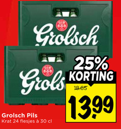  grolsch krat bier 24 25 30 pils 