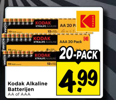 kodak batterijen 10 20 25 101 alkaline aa aaa pack 