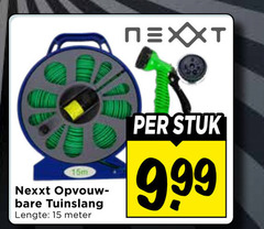  15 nexxt opvouwbaar tuinslang lengte meter stuk 