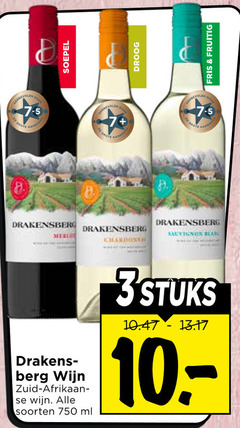  rose witte wijn rode 750 soepel dood hamers droog drakensberg merlot berg zuid soorten ml fris fruitig sauvignon 3stuks 