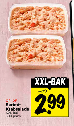  500 surimisalade krabsalade xxl bak 