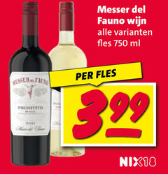  rode wijn witte 750 fles ml 3.99 nix18 