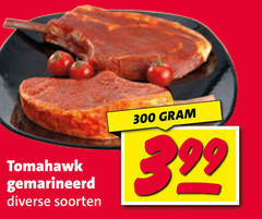  300 tomahawk gemarineerd soorten 
