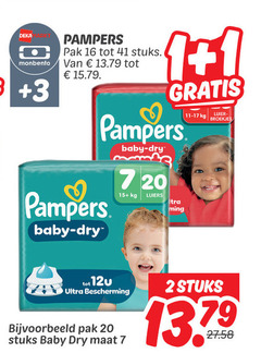  1 2 3 7 16 20 deka monbento pampers pak stuks baby dry 15 luiers ultra ming luier broekjes bescherming maat 