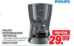  philips koffiezetapparaat 8 10 koffiemachine gemalen koffie machine kopjes zetbeurt elders stuk 
