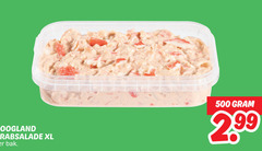  salade 500 hoogland krabsalade xl bak 2 99 