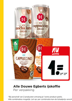  douwe egberts ijskoffie 1 2 40 ice mocha latte break creamy cappuccino less plastic delicio aanschaf combinaties let combinatie 