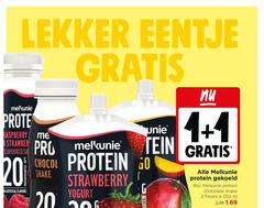  1 2 20 250 melkunie raspberry strawberry flavoured artificial flavours protein bottle pro unie chocolade go shake yoghurt gekoeld chocolate ml 