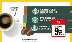  starbucks koffiecups 3 9 10 doen house blend lungo pike roast by capsules doosjes stuks espresso 