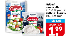  galbani mozzarella 200 mini latte bufala italiano buffet zak 