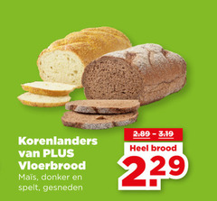  brood korenlanders vloerbrood donker spelt gesneden 
