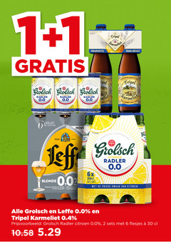  karmeliet leffe grolsch alcoholvrij bier 1 2 3 6 9 30 citroen radler 0.0 frisse alcohol tripel sans grains 00 meesterschap anno blonde bel nuances vanille clou kruidnagel 6x 