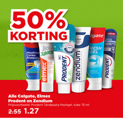  prodent elmex zendium colgate tandpasta 16 50 96 maximum caries protection calcium boost arginine regular flavour junior tooth complex jaar blijvende beschermen 4in1 classic gezond tandvlees fresh gel bescherming tanden wangen tong mond freshgel tube ml strong breath 