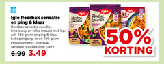  10 50 450 iglo roerbak sensatie ping klaar noodles lime curry tikka masala kip zak babi pangang doos garage menu 