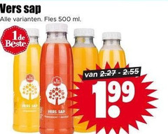  vruchtensap 500 vers sap fles ml 