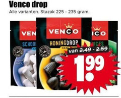  venco drop 225 stazak school honingdrop 