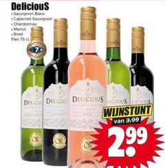  rose witte wijn rode sauvignon blanc cabernet chardonnay merlot rosee fles delicio pangalicious 3.99 