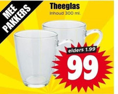  theeglazen 99 300 pakkers theeglas inhoud ml elders 