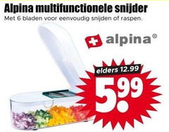  6 alpina multifunctionele snijder bladen snijden raspen elders 
