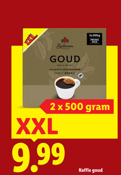 bellarom koffie 2 100 500 2x pack goud rijk gecertificeerde koffiebonen sterkte xxl 
