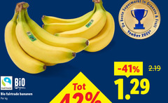  bananen bio supermarkt groente fruit fairtrade organic 