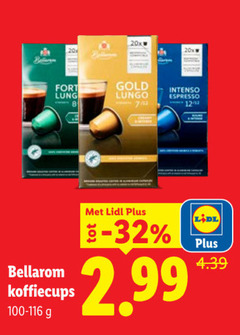  bellarom koffiecups 8 32 fort 20x gold intenso lungo espresso 12 