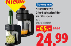  1 2 lidl.nl silvercrest spiraalsnijder citruspers 3 toebehoren 5. 