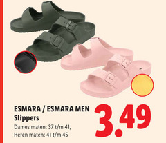  45 esmara men slippers dames maten heren 
