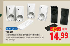  3 5 lidl.nl tronic stopcontacten afstandsbediening delig buiten binnen ip20 batterijen 5. 